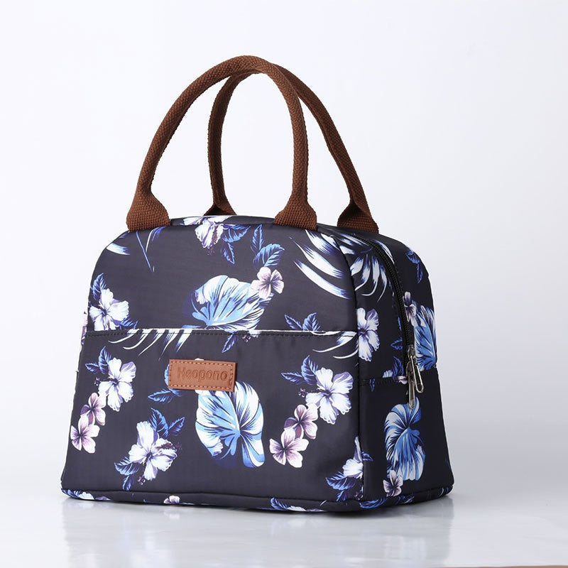 Printed aluminum foil lunch bag for insulation and preservation classic handheld and portable Oxford cloth lunch bag - V.I.P Digital Presence