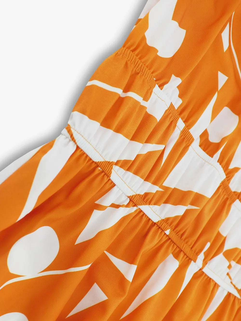 Printed Off-Shoulder Balloon Sleeve Dress - V.I.P Digital Presence