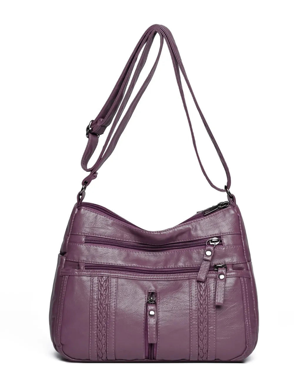 PU Leather Adjustable Strap Shoulder Bag - V.I.P Digital Presence