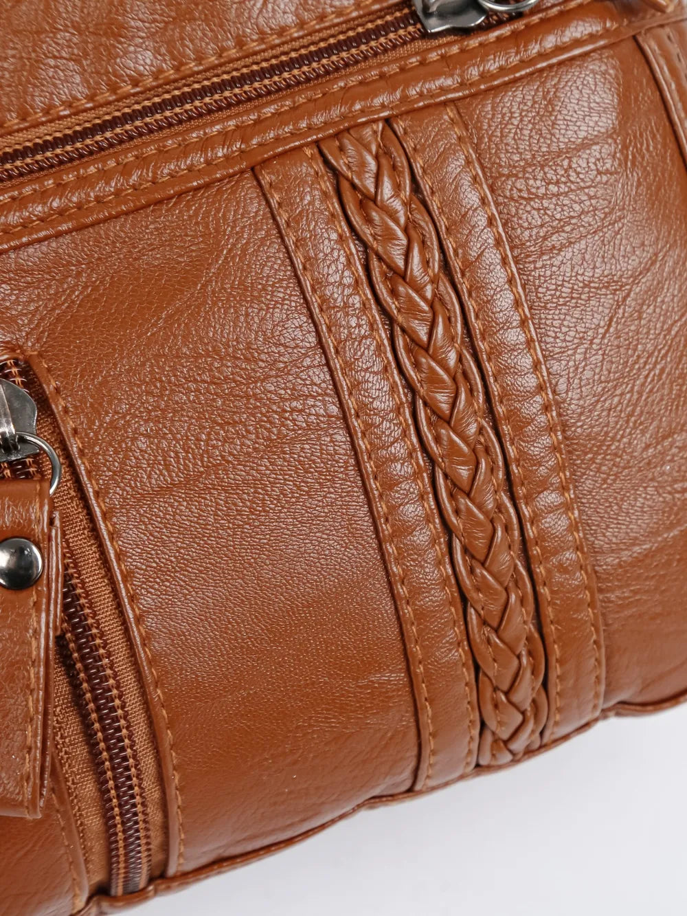 PU Leather Adjustable Strap Shoulder Bag - V.I.P Digital Presence