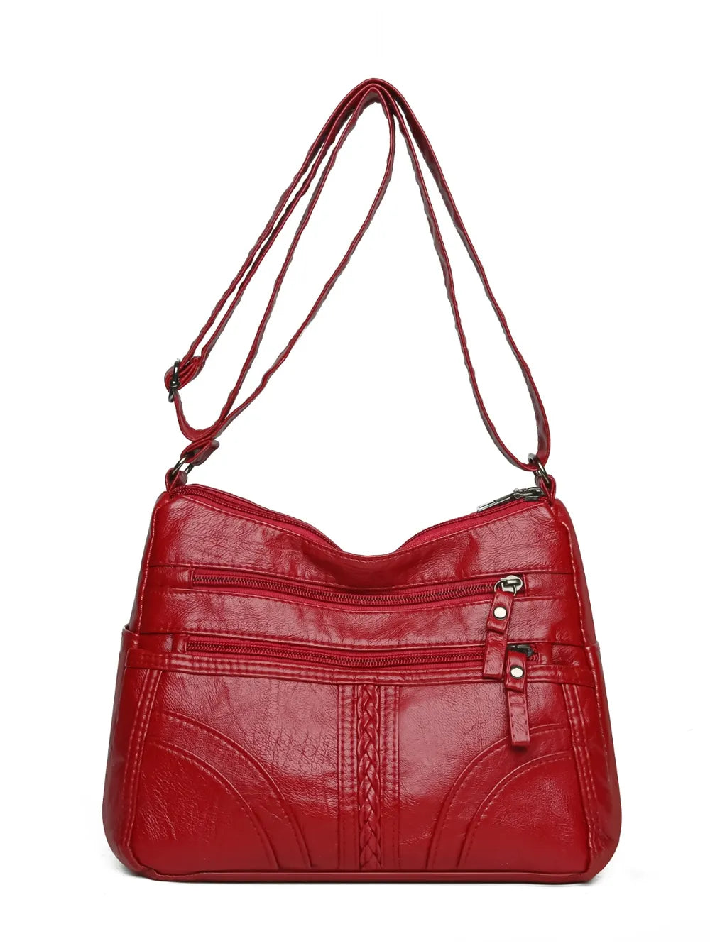 PU Leather Adjustable Strap Shoulder Bag - V.I.P Digital Presence