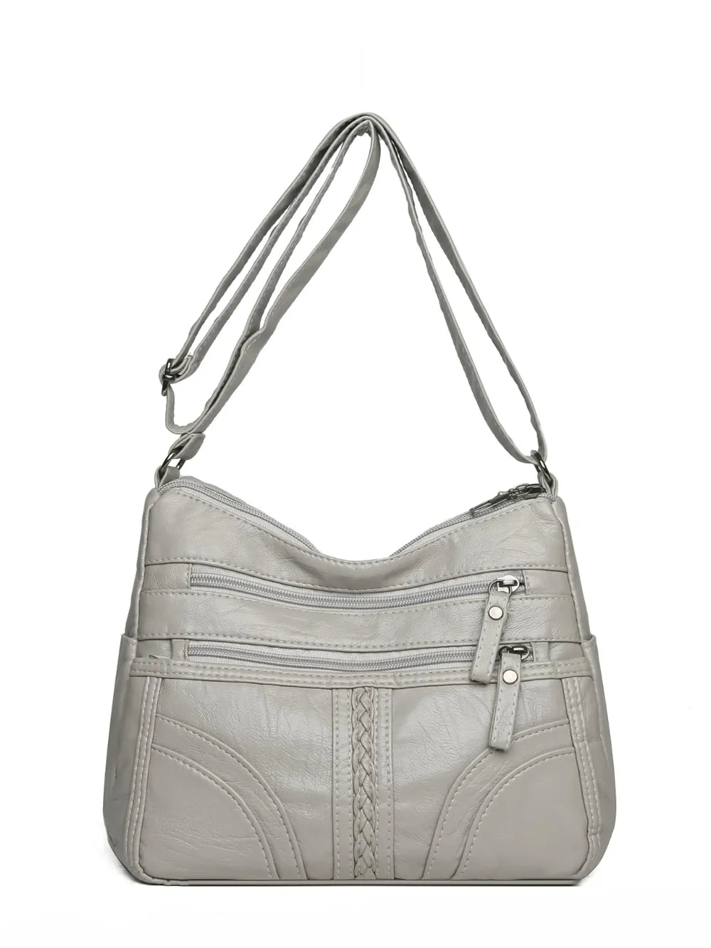 PU Leather Adjustable Strap Shoulder Bag - V.I.P Digital Presence