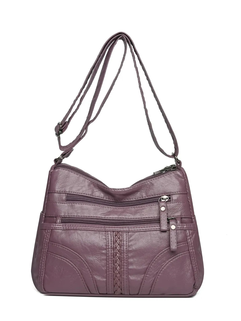 PU Leather Adjustable Strap Shoulder Bag - V.I.P Digital Presence
