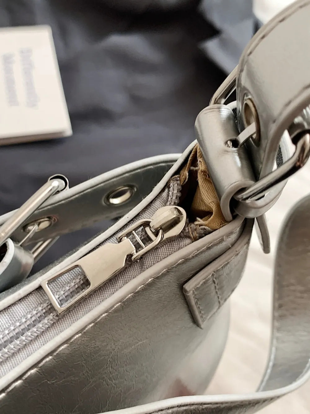 PU Leather Buckle Shoulder Bag - V.I.P Digital Presence