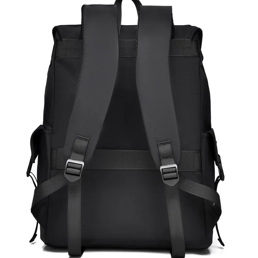 PU Leather Multi-Pockets Adjustable Strap Backpack Bag - V.I.P Digital Presence