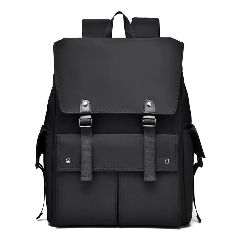 PU Leather Multi-Pockets Adjustable Strap Backpack Bag - V.I.P Digital Presence