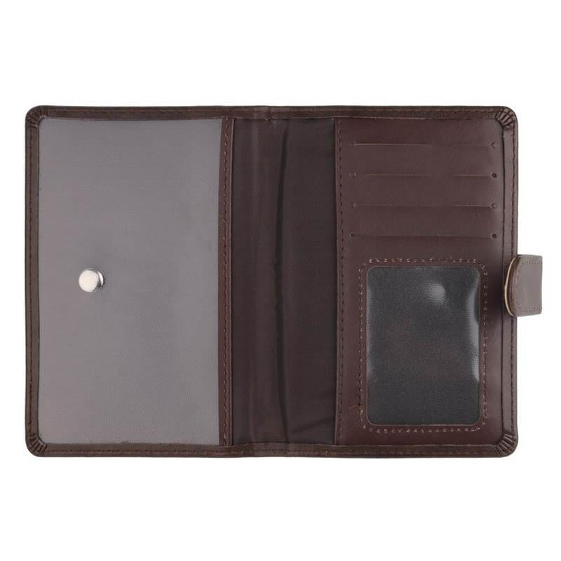 PU Leather Passport Cover Men Travel Wallet Credit Card Holder Cover Russian Driver License Wallet Document Case --BIH009 PM20 - V.I.P Digital Presence