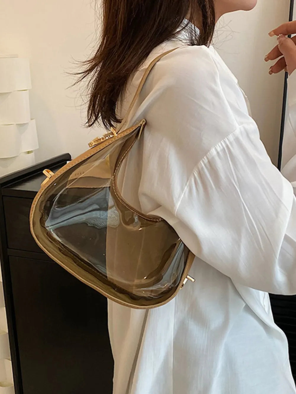 PU Leather PVC Shoulder Bag - V.I.P Digital Presence