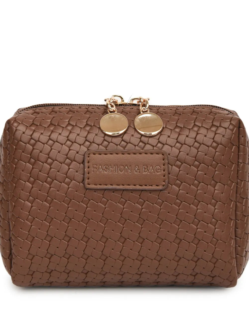 PU Leather Woven Clutch - V.I.P Digital Presence