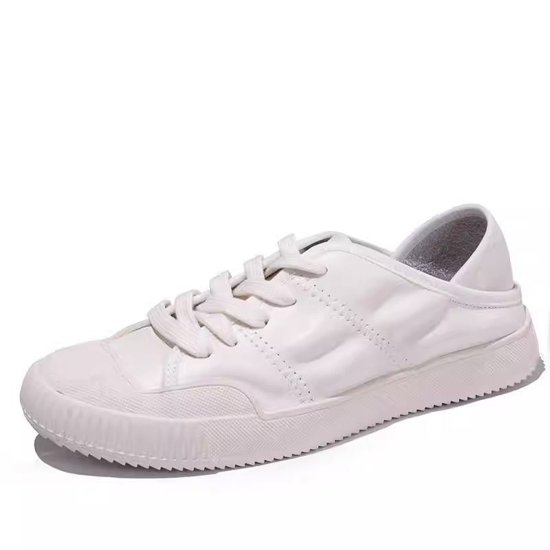 Round Toe Lace Up Sneakers - V.I.P Digital Presence
