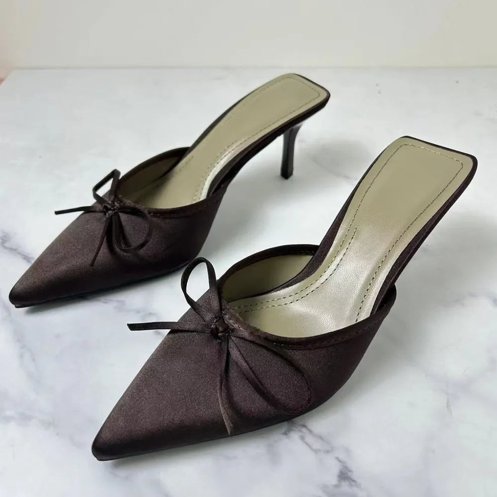 Satin Pointed Toe Pumps - V.I.P Digital Presence