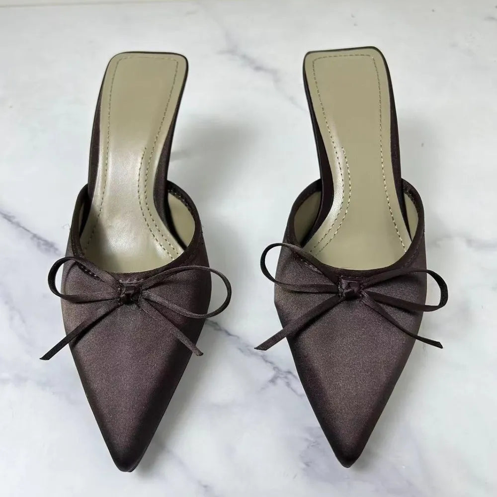 Satin Pointed Toe Pumps - V.I.P Digital Presence