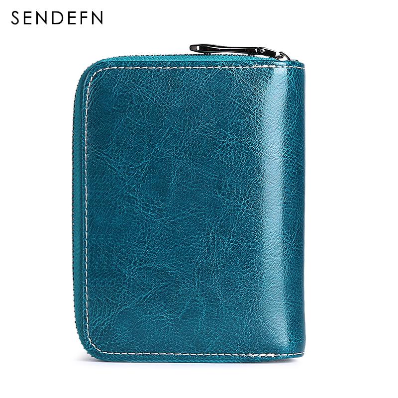 Sendefn Small Wallet Casual Women's Purses Split Leather Quality Short Money Bag - V.I.P Digital Presence