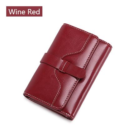 Sendefn Wallet-female Short Women's Hasp Women Purse Split Leather With Coin Pocket Mini - V.I.P Digital Presence
