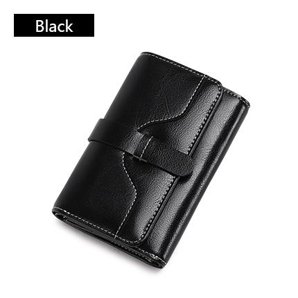 Sendefn Wallet-female Short Women's Hasp Women Purse Split Leather With Coin Pocket Mini - V.I.P Digital Presence