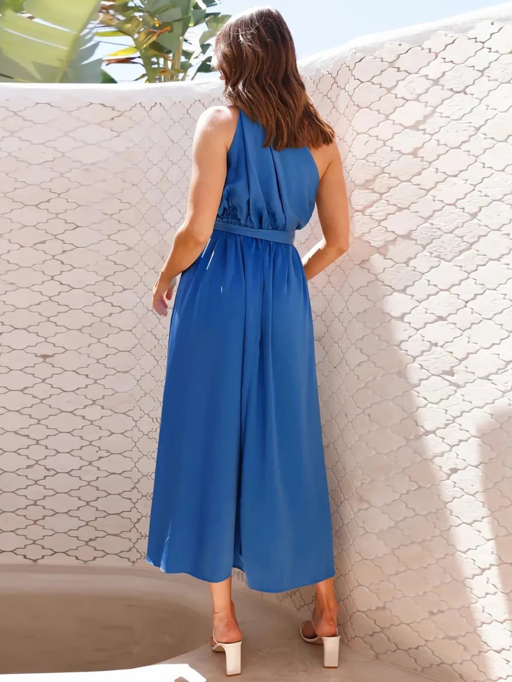 Single Shoulder Midi Dress - V.I.P Digital Presence
