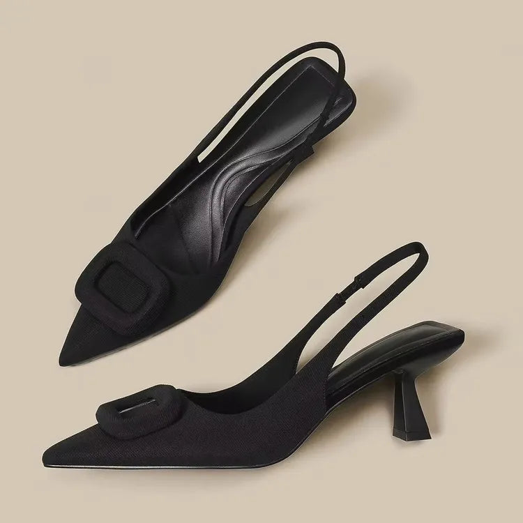 Slingback Pointed Toe Pumps - V.I.P Digital Presence