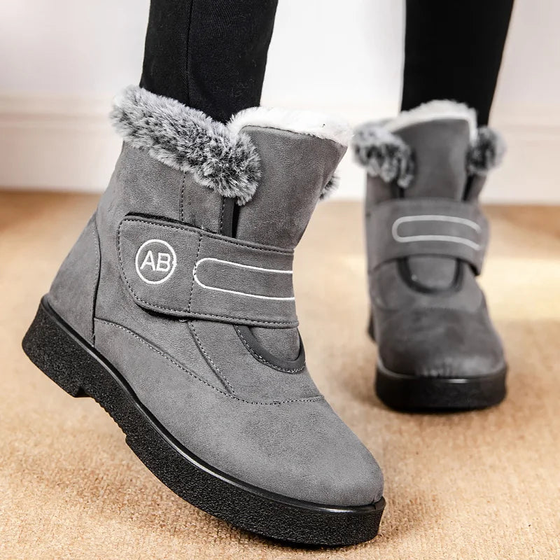 Snow Boots Women Flat Shoes Woman Platform Boots For Women Fashion Keep Warm Shoes For Women New Plush Winter Boots Botas Mujer - V.I.P Digital Presence