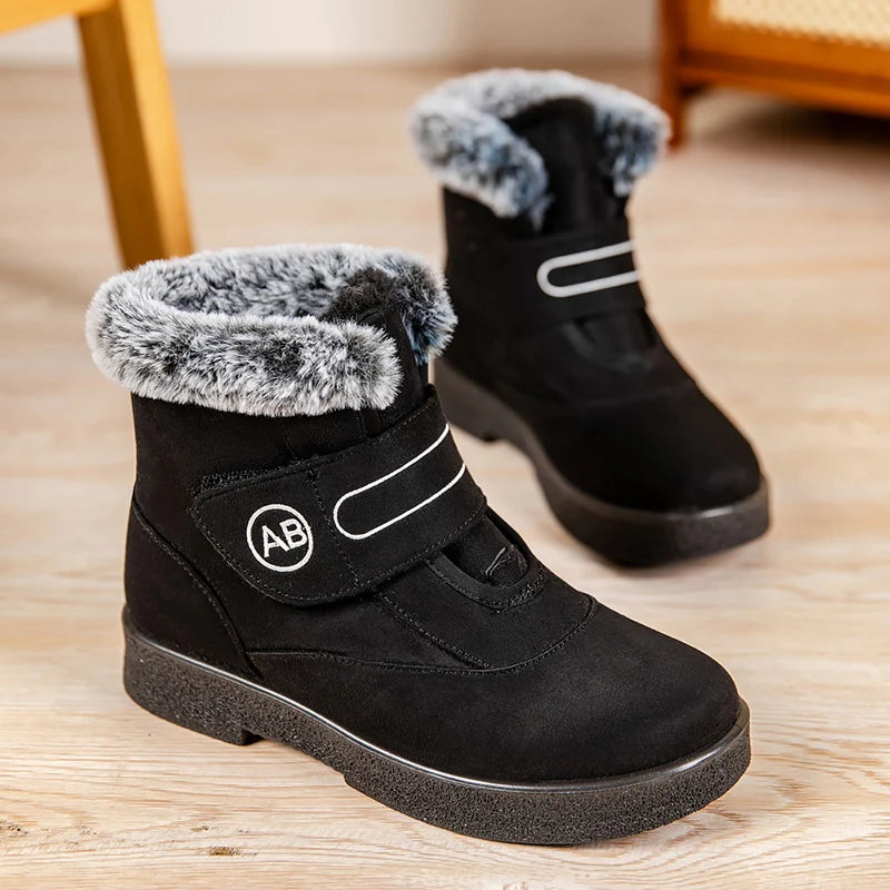 Snow Boots Women Flat Shoes Woman Platform Boots For Women Fashion Keep Warm Shoes For Women New Plush Winter Boots Botas Mujer - V.I.P Digital Presence