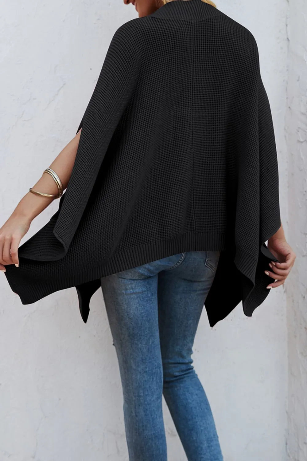 Solid color casual style plus size women's knitted sweater - V.I.P Digital Presence