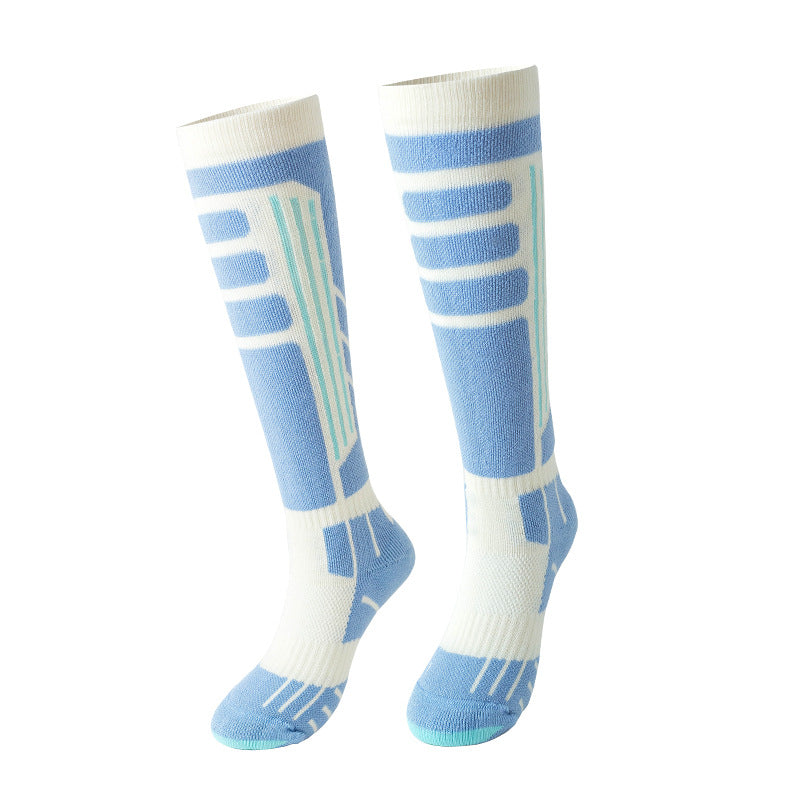 Sport's House women's outdoor thick looped warm Merino wool ski socks - V.I.P Digital Presence
