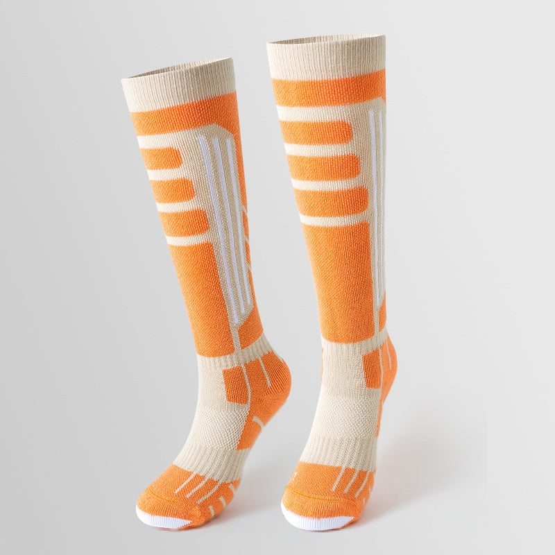 Sport's House women's outdoor thick looped warm Merino wool ski socks - V.I.P Digital Presence
