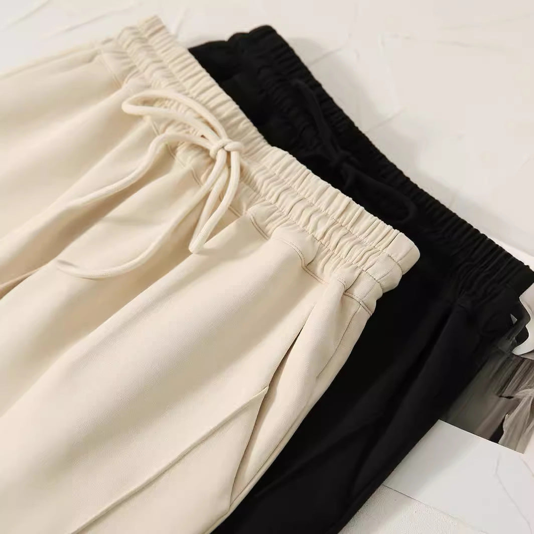 Sports and leisure lazy suit women's soft air cotton short sleeved top+split half skirt two-piece set - V.I.P Digital Presence