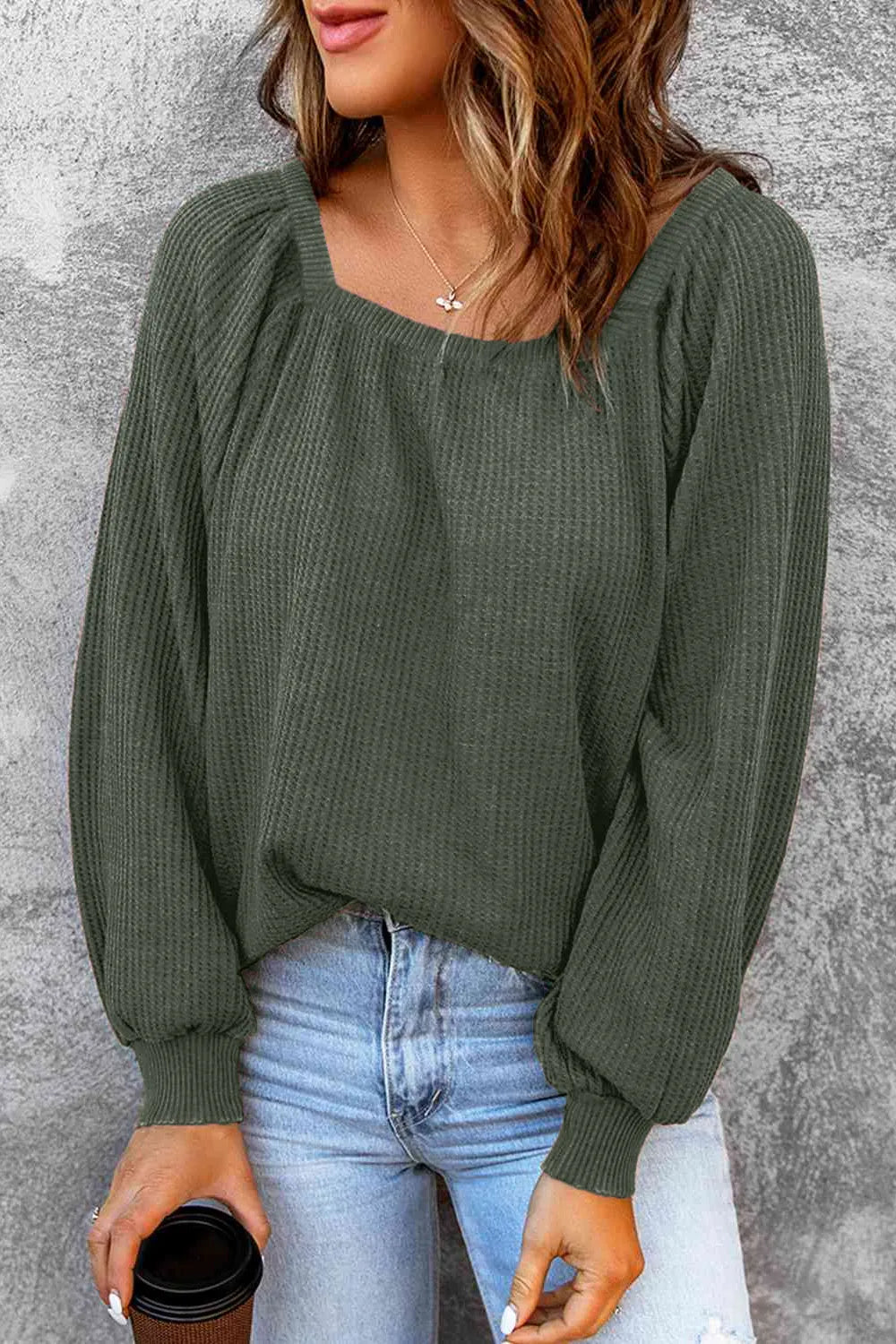 Square Neck Raglan Sleeve T-Shirt - V.I.P Digital Presence