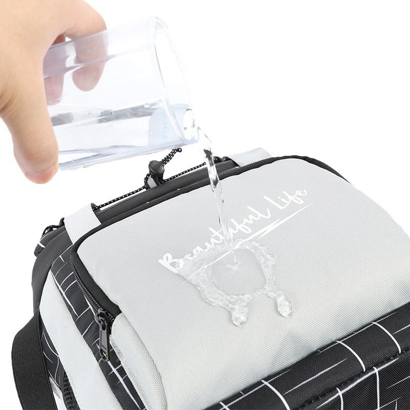 Street style cool lunch bag insulation fresh-keeping bag leak-proof ice pack double-layer insulation lunch bag - V.I.P Digital Presence