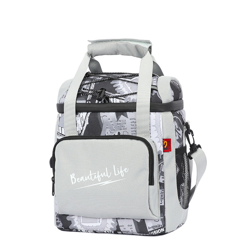 Street style cool lunch bag insulation fresh-keeping bag leak-proof ice pack double-layer insulation lunch bag - V.I.P Digital Presence