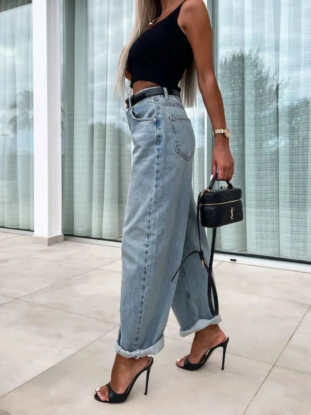 Street Trendy Casual Loose Women's Jeans - V.I.P Digital Presence