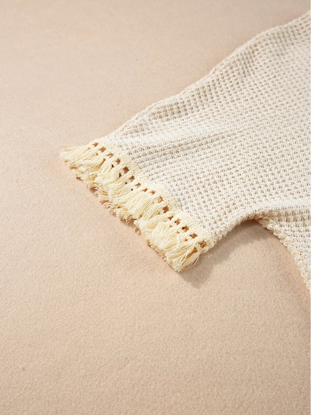 Tassel Round Neck Top and Shorts Set - V.I.P Digital Presence