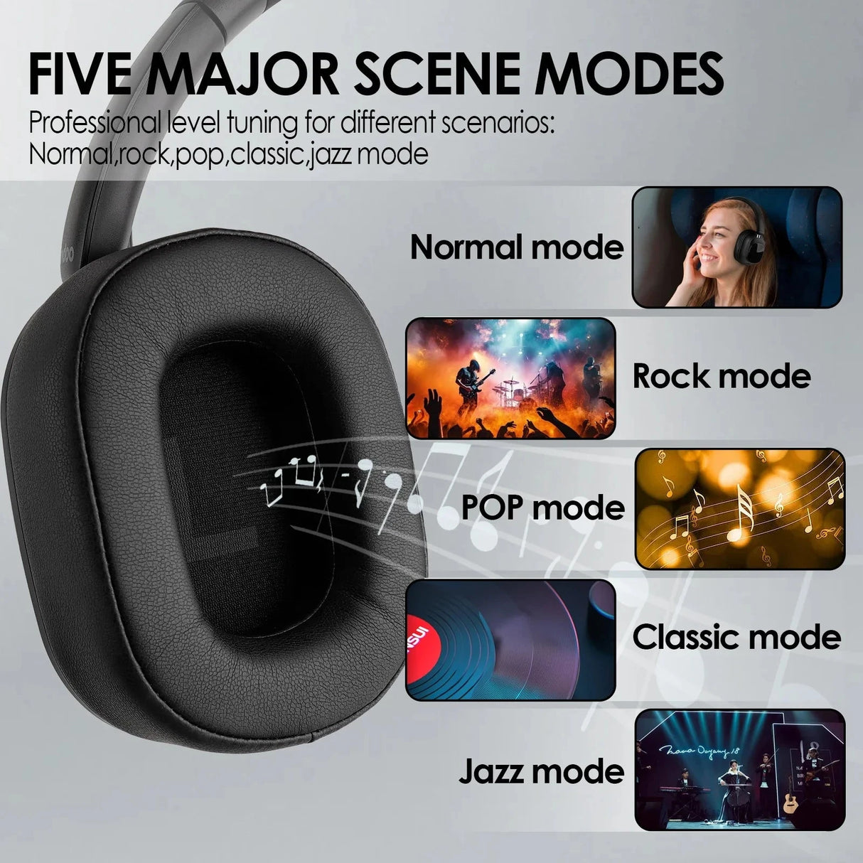 Touch Screen Noise Cancellation Eye Headphones - V.I.P Digital Presence