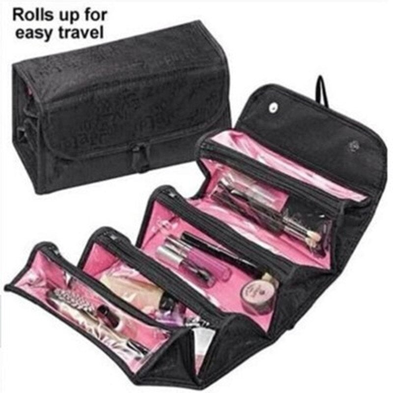 Travel storage bag cosmetic bag Roll-N-Go Cosmetic Bag organizer large capacity multi-function storage bag - V.I.P Digital Presence
