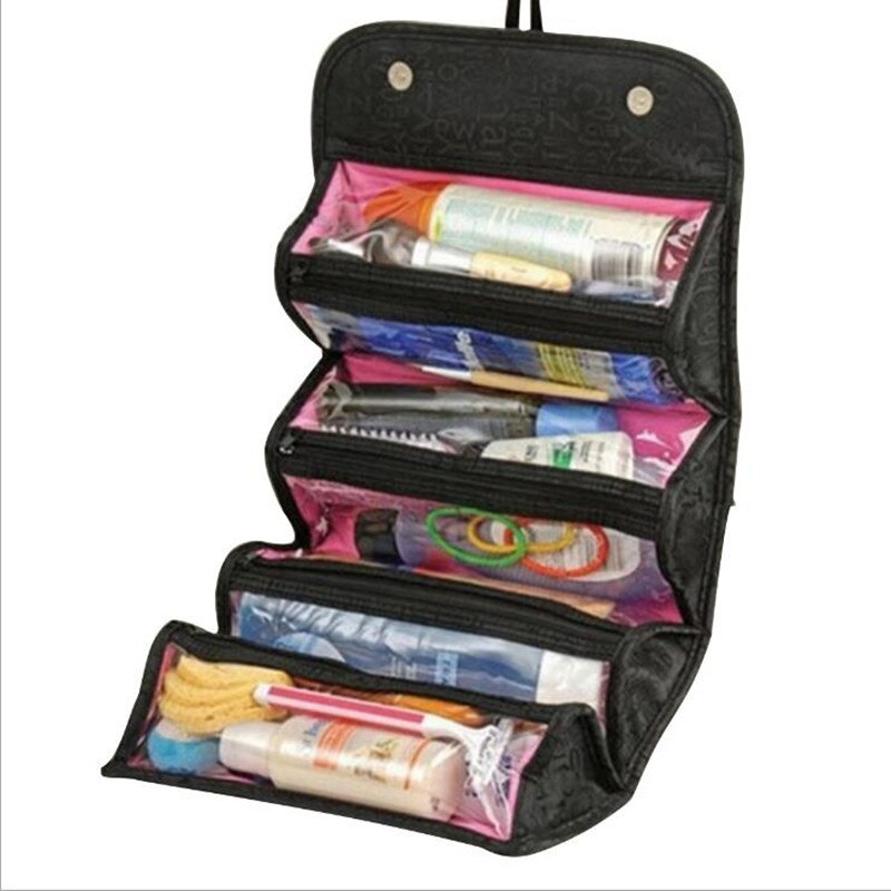 Travel storage bag cosmetic bag Roll-N-Go Cosmetic Bag organizer large capacity multi-function storage bag - V.I.P Digital Presence