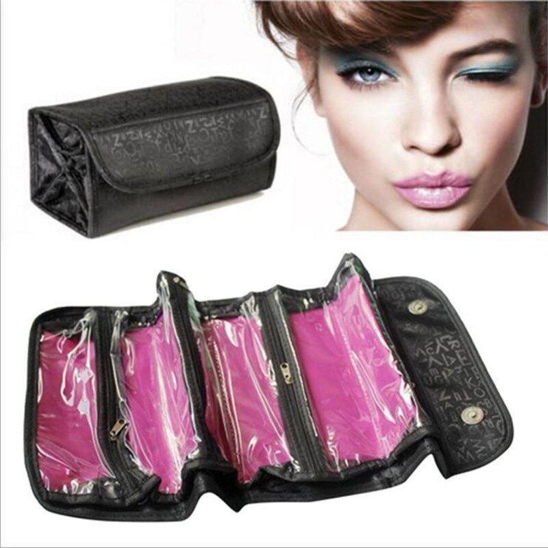 Travel storage bag cosmetic bag Roll-N-Go Cosmetic Bag organizer large capacity multi-function storage bag - V.I.P Digital Presence