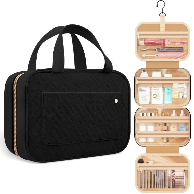 Travel toiletry bag with hook portable makeup bag travel ladies' toiletry bag hand-held toiletry bag - V.I.P Digital Presence