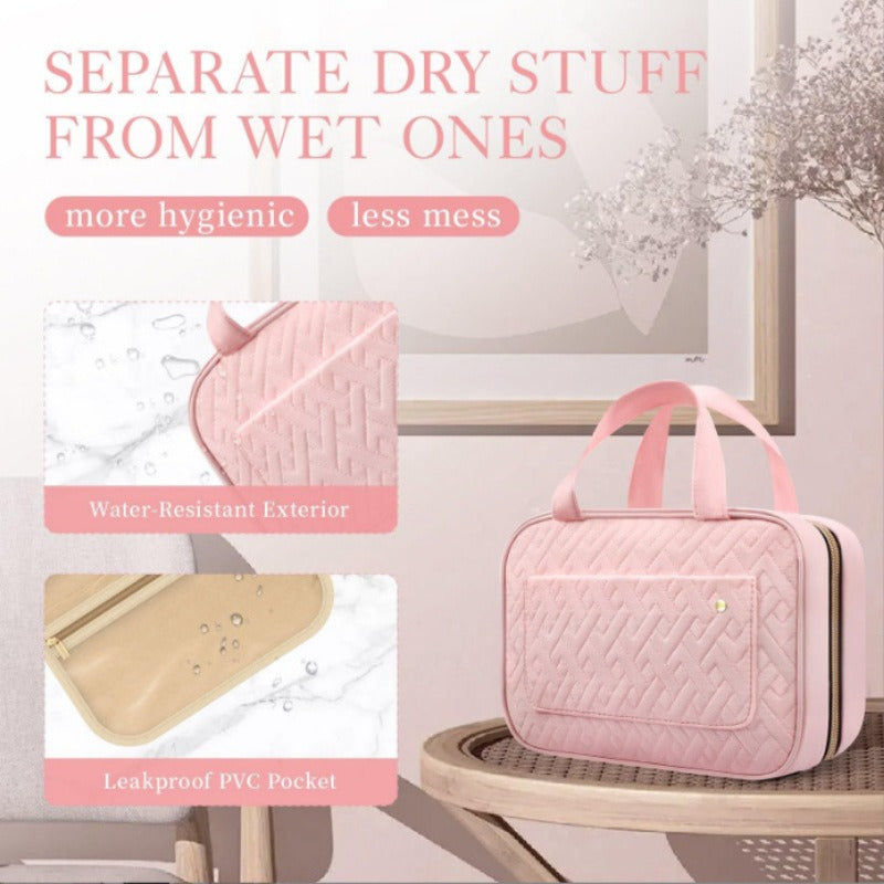 Travel toiletry bag with hook portable makeup bag travel ladies' toiletry bag hand-held toiletry bag - V.I.P Digital Presence