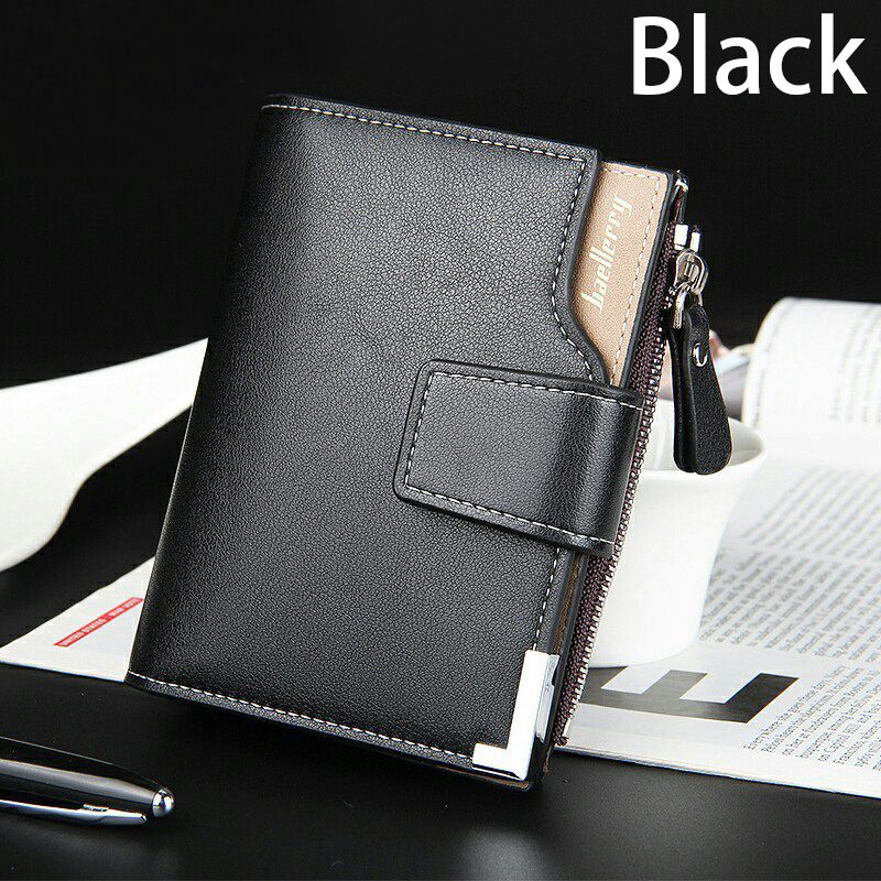 Wallet Baellerry brand Short men Wallets PU Leather male Purse Card Holder Wallet Fashion man Zipper Wallet men Coin bag - V.I.P Digital Presence