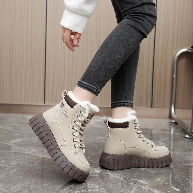Winter Boots for Women Padded Shoes Fashion Designer Keep Warm Plus Plush Snow Boot Woman Fur Sneakers Skateboard Shoes Footwear - V.I.P Digital Presence