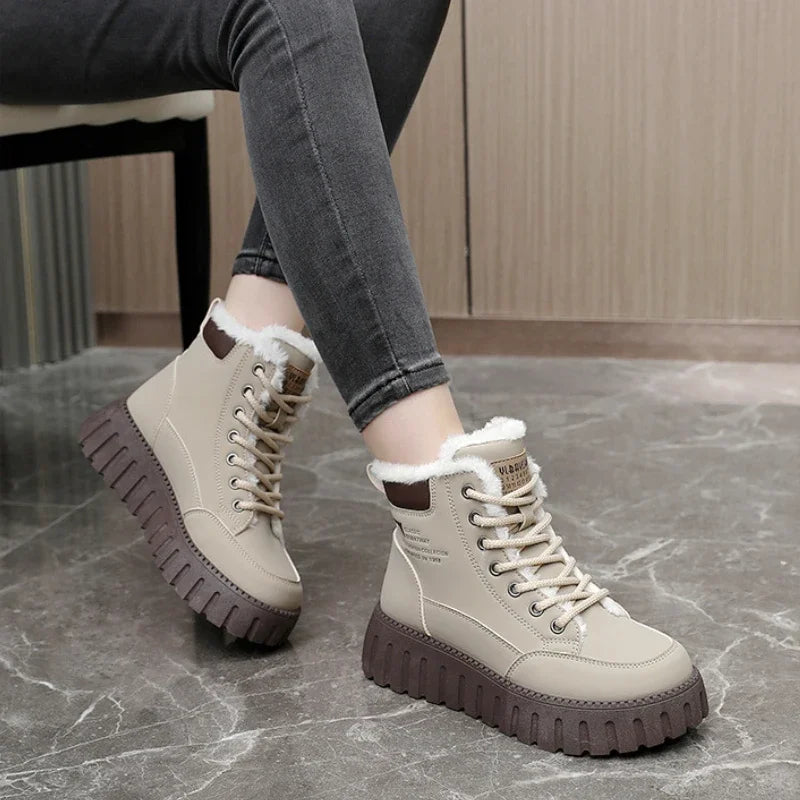 Winter Boots for Women Padded Shoes Fashion Designer Keep Warm Plus Plush Snow Boot Woman Fur Sneakers Skateboard Shoes Footwear - V.I.P Digital Presence