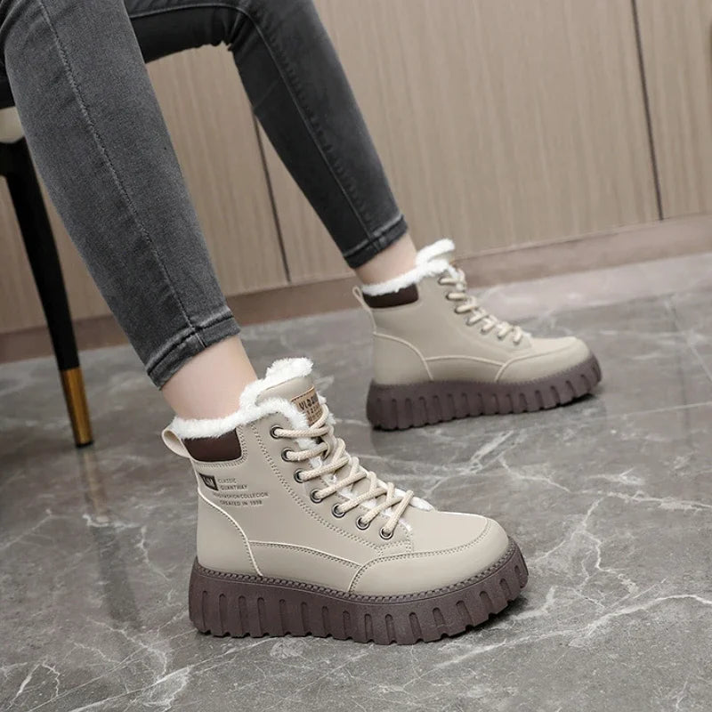 Winter Boots for Women Padded Shoes Fashion Designer Keep Warm Plus Plush Snow Boot Woman Fur Sneakers Skateboard Shoes Footwear - V.I.P Digital Presence
