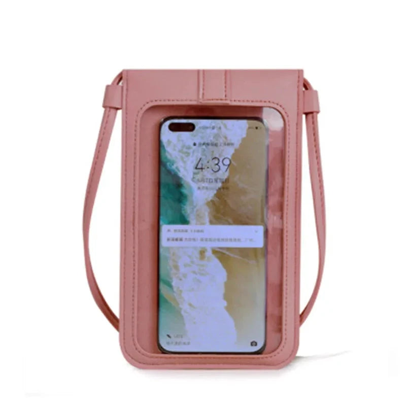 Women's crossbody bag Pu leather touch screen mobile wallet female retro student buckle shoulder bag purses and handbags torebka - V.I.P Digital Presence