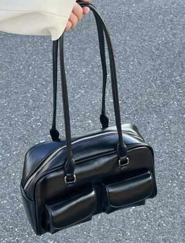 Women's fashionable and versatile armpit bag with buckle decoration shoulder bag - V.I.P Digital Presence