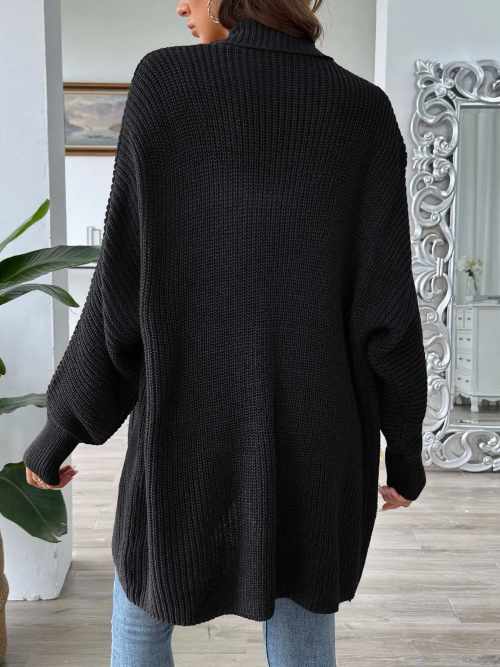 Women's simple and fashionable loose sweater cardigan - V.I.P Digital Presence