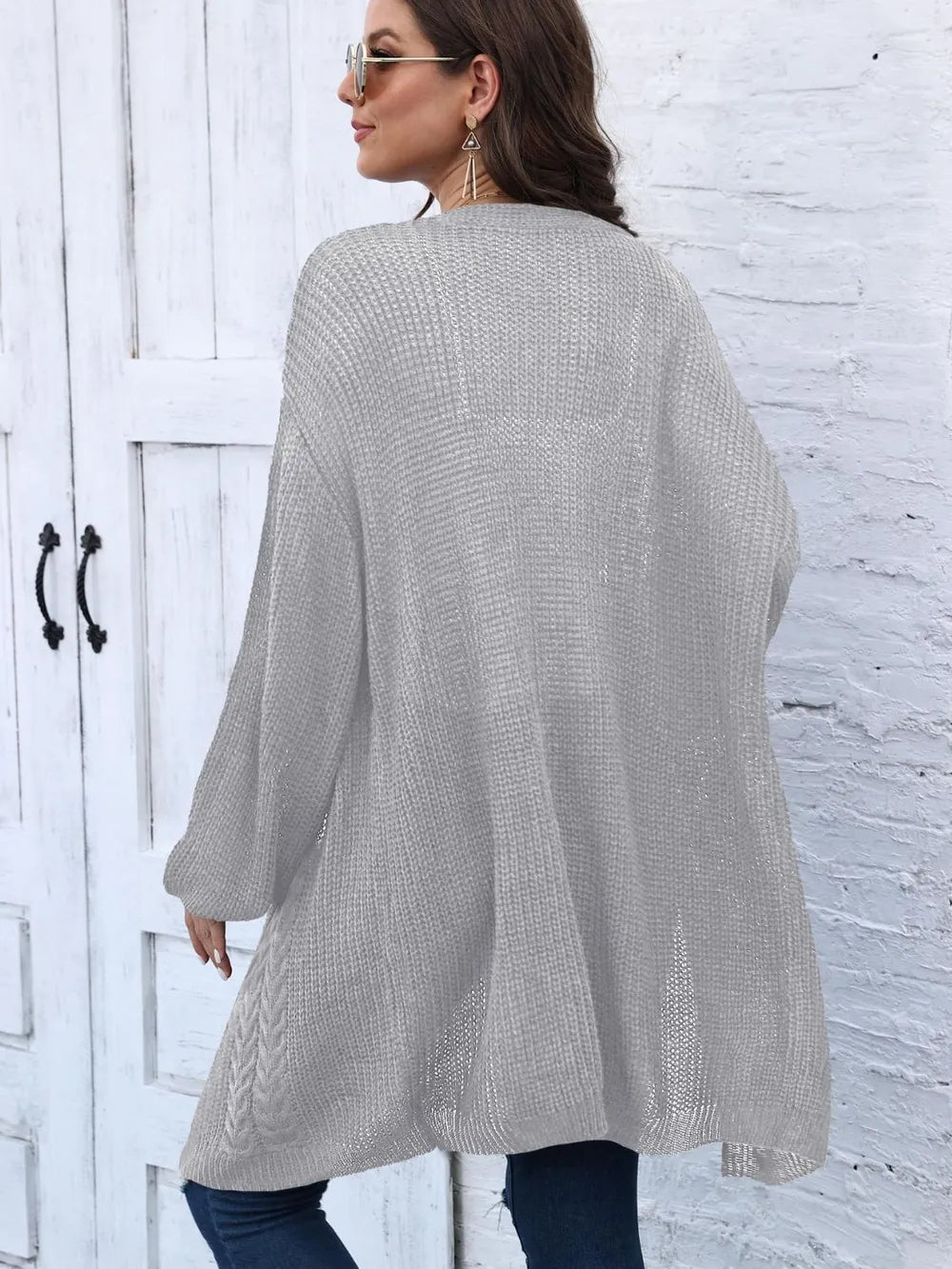 Women's Spring and Autumn New Woven Sweater Loose Casual Sweater Jacket - V.I.P Digital Presence