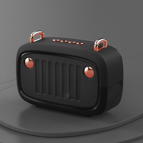 Cool Vintage Portable Bluetooth V5.0 Speaker Long Worktime Outdoor Loudspeaker Support TF Card/U Disk/FM Wireless Subwoofer - V.I.P Digital Presence