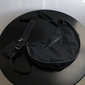 Casual Simple Dumpling Bag Trendy New Fashion Nylon Two-In-One Shoulder Messenger Bag For Men - V.I.P Digital Presence