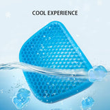 Gel Seat Cushion Double Layer Non-slip Breathable Honeycomb Egg Seat Cushion Ice Pad for Car Office Chair Wheelchair Pain Relief - V.I.P Digital Presence