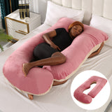 Pregnant women's pillow waist protection side sleeping slope pillow J-shaped pregnancy sleeping pillow - V.I.P Digital Presence
